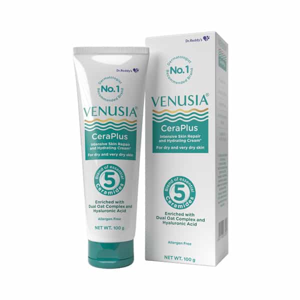 Venusia Ceraplus Intensive Skin Repair And Hydrating | For Dry And Very Dry Skin | Cream | 100 Gm