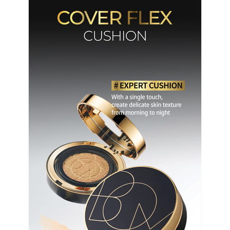 B.O.M Cover Flex Skin Fit Foundation 21 Rosy Beige - Korean Foundation | Flawless Finish - 30ml