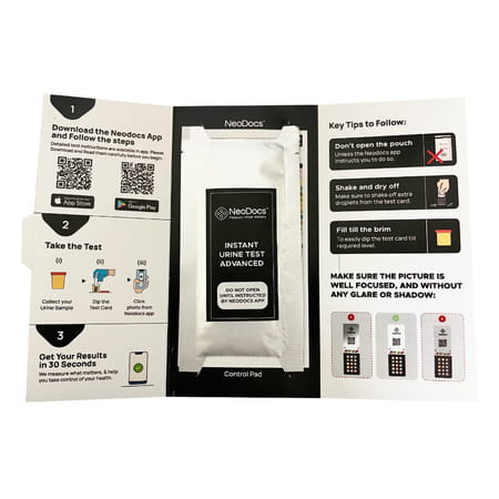 Neodocs Advanced Urine Test Kits |Track 15 Parameters | Pack Of 3