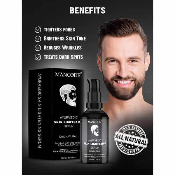 Mancode Ayurvedic Skin Lightening Serum (50Ml)