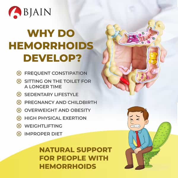 Bjain Omeo Pileeze Tablet | Homeopathic Support For Piles . Hemorrhoids & Rectal Discomfort - 25Gm