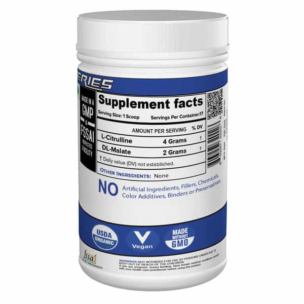 Nutrija-Citrulline Malate- 100 Grams (Tangy Orange)