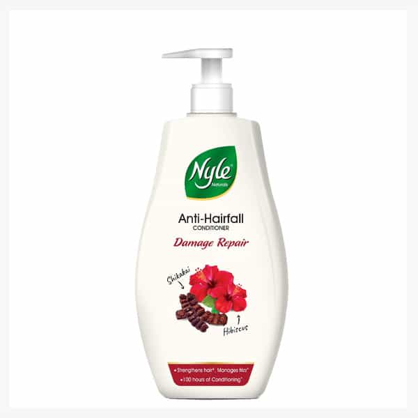Nyle Naturals Damage Repair 100 Hours Conditioning Anti Hairfall Conditioner,Strengthens Hair, 180Ml