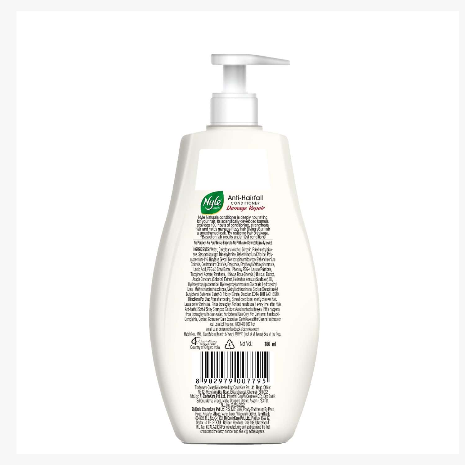 Buy NYLE NATURALS DAMAGE REPAIR 100 HOURS CONDITIONING ANTI HAIRFALL CONDITIONER,STRENGTHENS