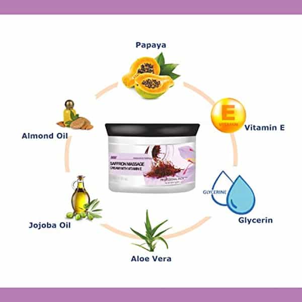 Oxyglow Herbals Papaya Face Massage Cream- Enriched With Vitamin E | 100 Gm