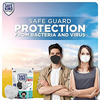 Safekind N95 Face Masks With 5 Layer Protection (2 Black + 1 White) Pack Of 2