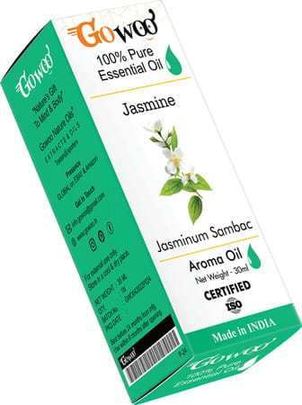 Go Woo 100% Pure Jasmine Sambac Oils For Hair Skin & Aromatherapy 100% Pure & Virgin Oils 30 Ml