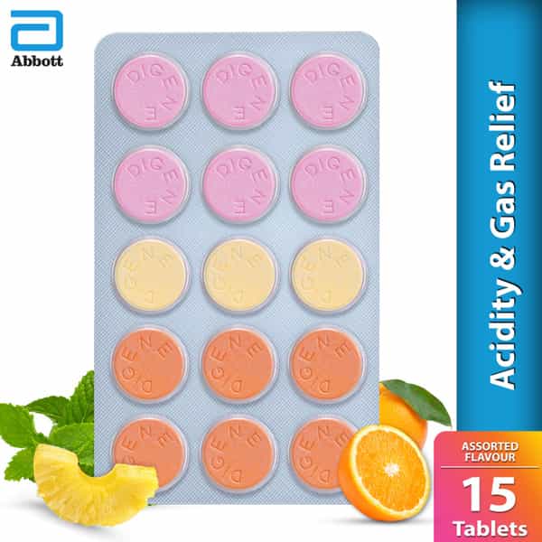 Digene Assorted Strip Of 15 Tablets