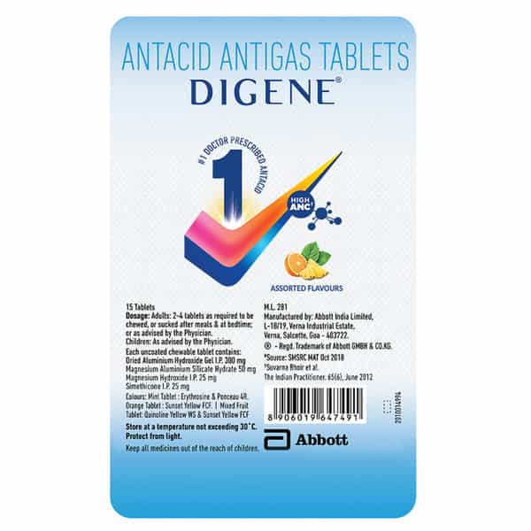 Digene Assorted Strip Of 15 Tablets