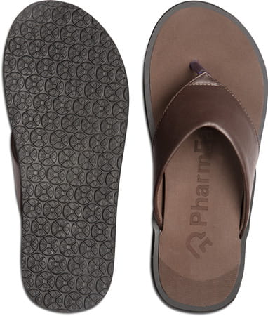 Pharmeasy Diabetic & Orthopedic Slippers -Men Brown- Size Uk-09