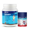Gritzo Supermilk Overall Growth (2-6Y Boy & Girl) (Double Chocolate | 800G) & Super Gummies