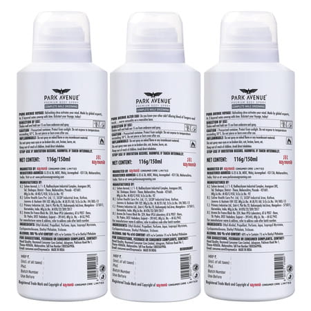 Park Avenue Mens Signature Deodorant Spray Combo 150 Mlx3 (2 Voyage + 1 Alter Ego) B2g1