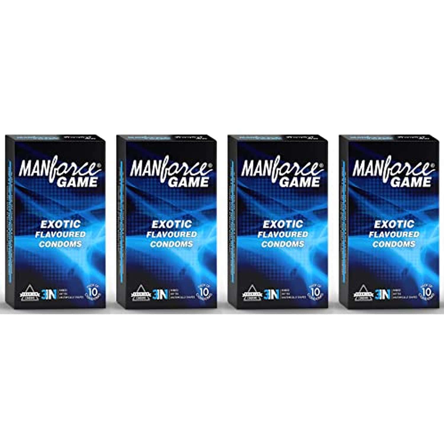 Manforce Game Condoms 10 Pieces X Pack Of 4