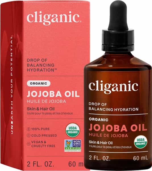 Cliganic Organic Jojoba Oil | Cold Pressed | 60 Ml