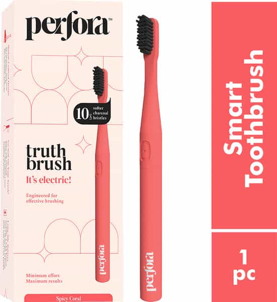 Perfora Electric Toothbrush With 2 Modes - Spicy Coral