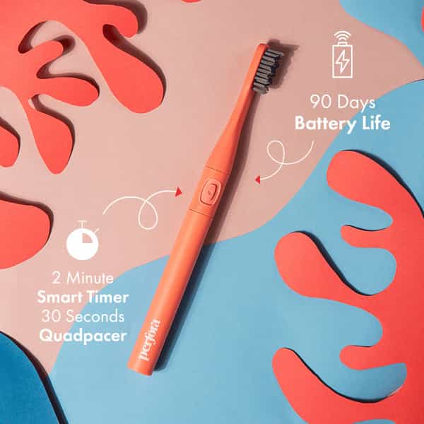 Perfora Electric Toothbrush With 2 Modes - Spicy Coral