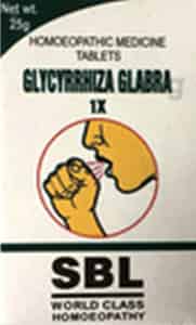 Sbl Glycyrrhiza Glabra Tablet 1x 25gm Pack Of 2