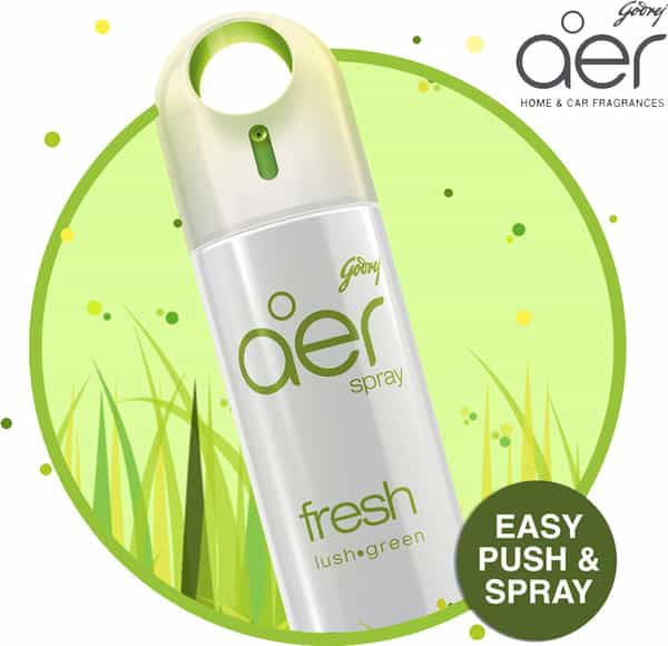 Godrej Aer Home Spray - Fresh Lush Green - 220Ml