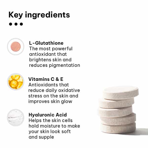 Hk Vitals Glutathione (Mango | 15 Tabs) | With Vitamin C & E | For Skin Glow & Hydration