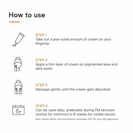 Dermatouch Bye Bye Pigmentation Cream - 19g