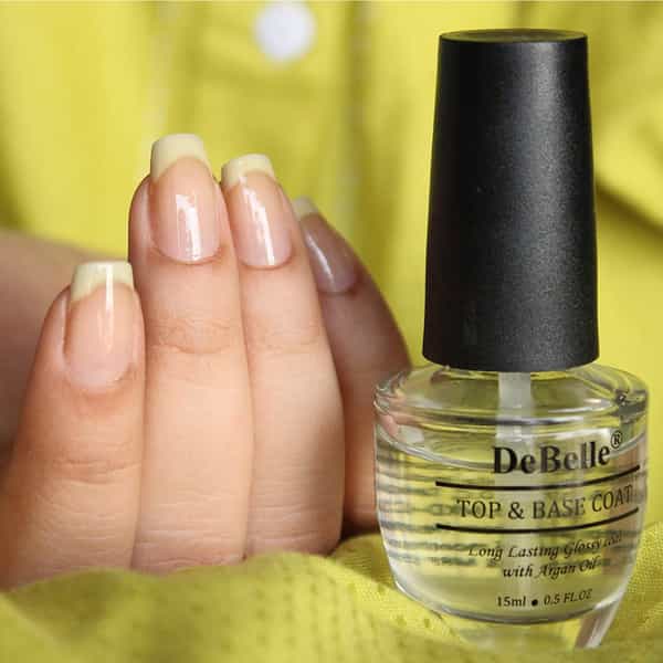 Debelle Nail Care Combo Set Of 2 Top & Base Coat - (15 Ml Each) 30 Ml Rakhi Gift