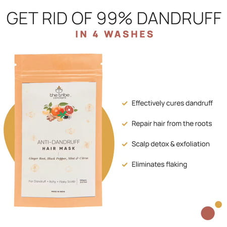 The Tribe Concepts Anti-Dandruff Hair Mask/Without Steel Tin 100 Gm