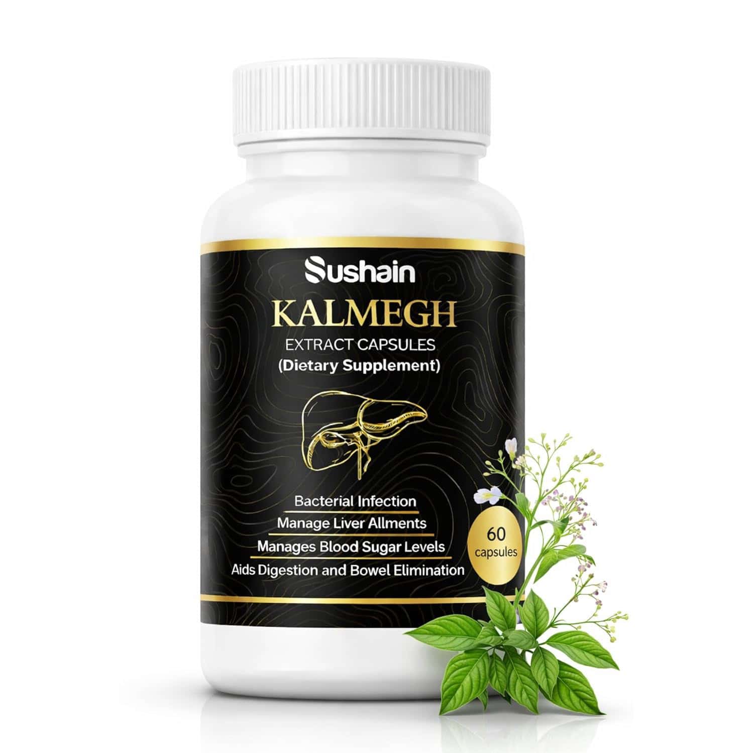Sushain Kalmegh Extract Capsules Bottle Of 120 Capsule