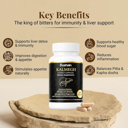Sushain Kalmegh Extract Capsules Bottle Of 120 Capsule