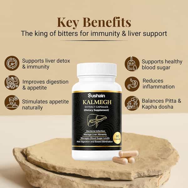 Sushain Kalmegh Extract Capsules Bottle Of 120 Capsule
