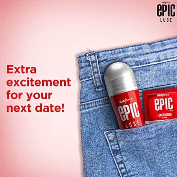 Manforce Epic Strawberry Flavored Lube 60 Ml X Pack Of 2