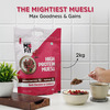 Muscleblaze Fit High Protein Muesli | Dark Chocolate | Cranberry | 2kg | 22g Protein