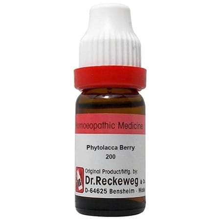 Dr. Reckeweg Phytolacca Berry Dilution 200 Ch 11 Ml