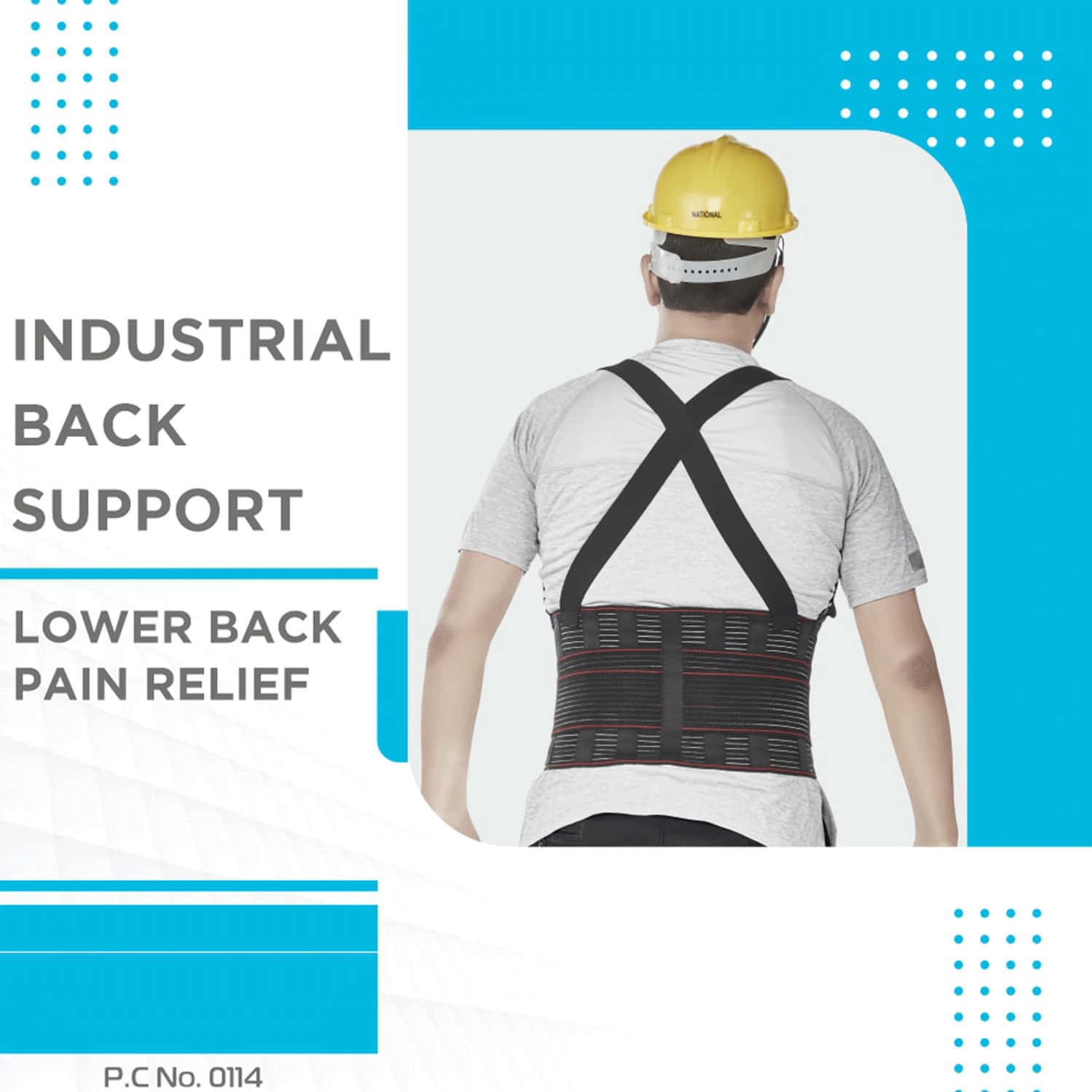 Buy VISSCO INDUSTRIAL BACK SUPPORT FOR LIFTING HEAVY MATERIAL/GOODS