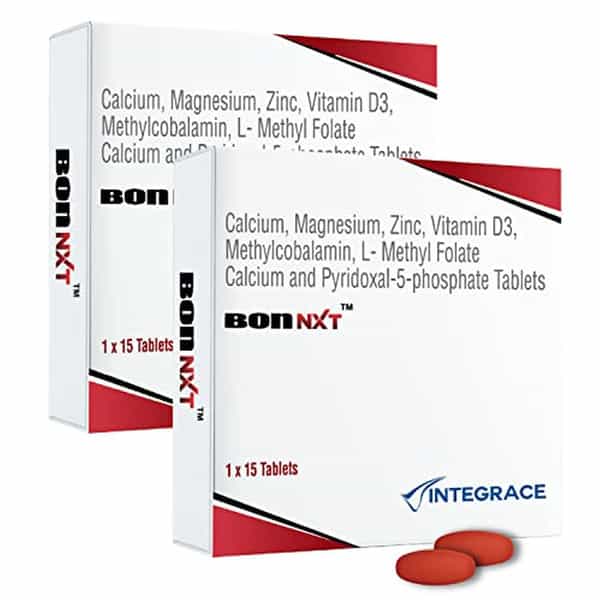 Bon Nxt Multivitamin Supplement With Advanced Vitamin D3 & B12|30 Tablets-Pack Of 2 (2 X 15 Tablets)