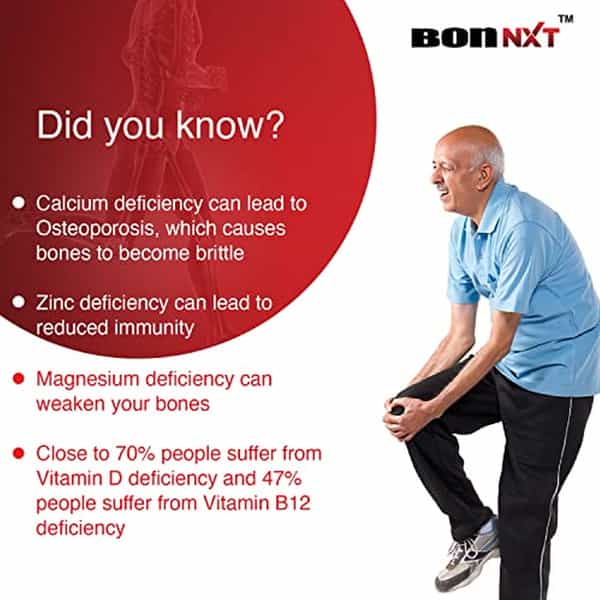 Bon Nxt Multivitamin Supplement With Advanced Vitamin D3 & B12|30 Tablets-Pack Of 2 (2 X 15 Tablets)