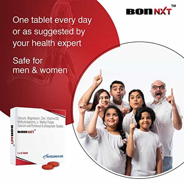 Bon Nxt Multivitamin Supplement With Advanced Vitamin D3 & B12|30 Tablets-Pack Of 2 (2 X 15 Tablets)