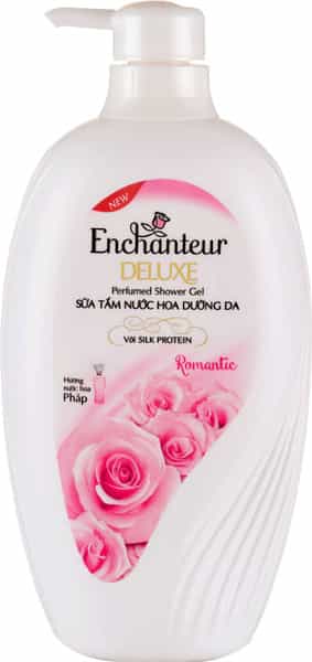 Enchanteur Romantic Shower Gel For Women 650Ml With Roses & Jasmine Extracts