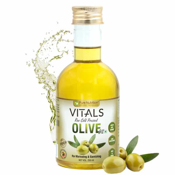 Pure Nutrition Virgin Olive Oil L Supports Healthy Heart | Skin & Hair L - 250 Ml - Pet Bottle
