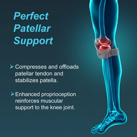 Tynor Patellar Support Black Universal Size 1 Unit