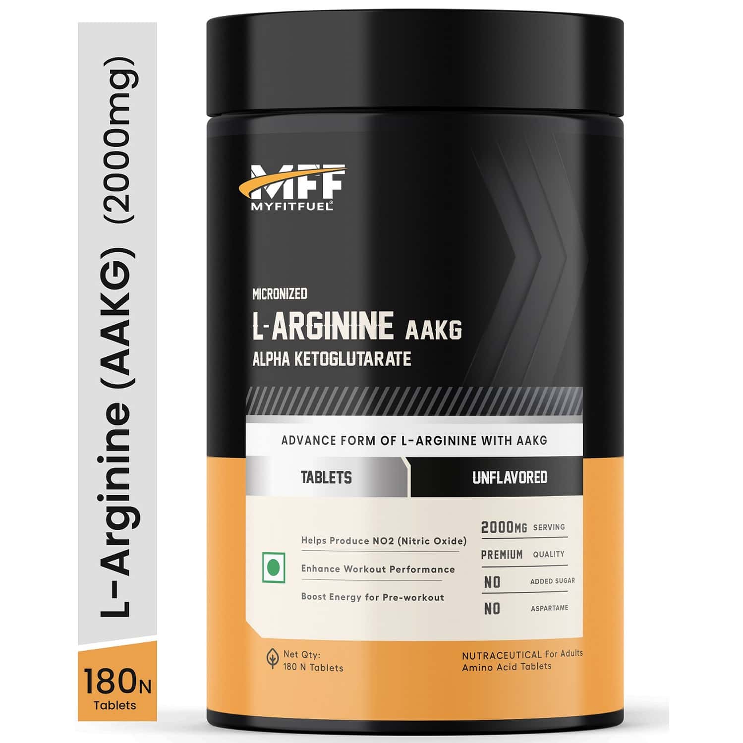 Myfitfuel L-arginine Alpha-ketoglutarate (aakg) (2000 Mg) (180 Tablets)| Amino Acid