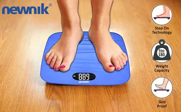 Newnik Pse201 Digital Electronic Personal Scale & Weigh Machine Blue
