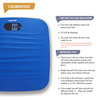 Newnik Pse201 Digital Electronic Personal Scale & Weigh Machine Blue