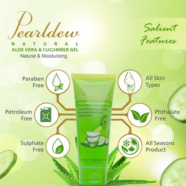 Pearldew Winter Care Combo (Face Wash 100Ml + Body Wash 300Ml + Aloe Vera & Cucumber Gel 120Gm)