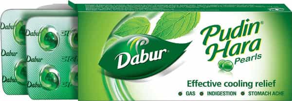 Dabur Pudin Hara Pearls Pack Of 2 Strips (2*10 Capsules)