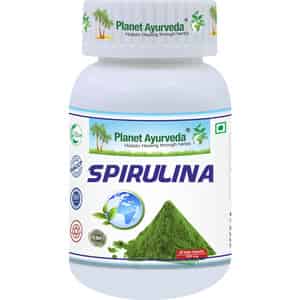 Planet Ayurveda Spirulina - 60 Capsules