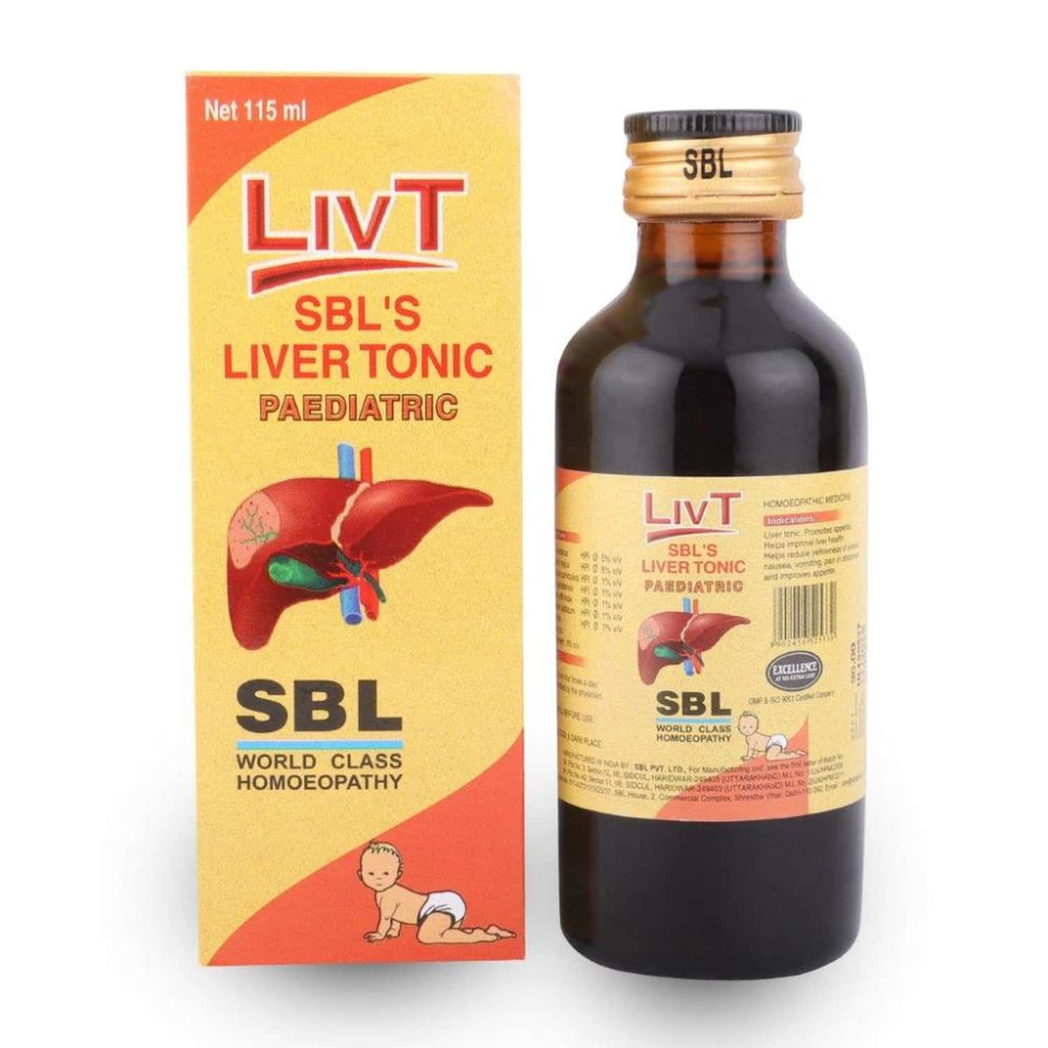 Sbl Liv-t Paediatric Tonic 115 Ml Pack Of 2