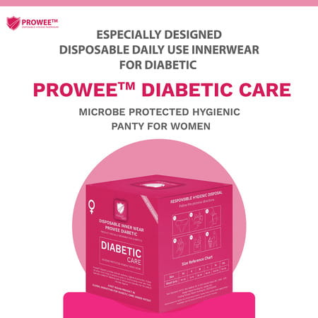 Prowee Women'S Diabetic Care Disposable Panty - Xxl