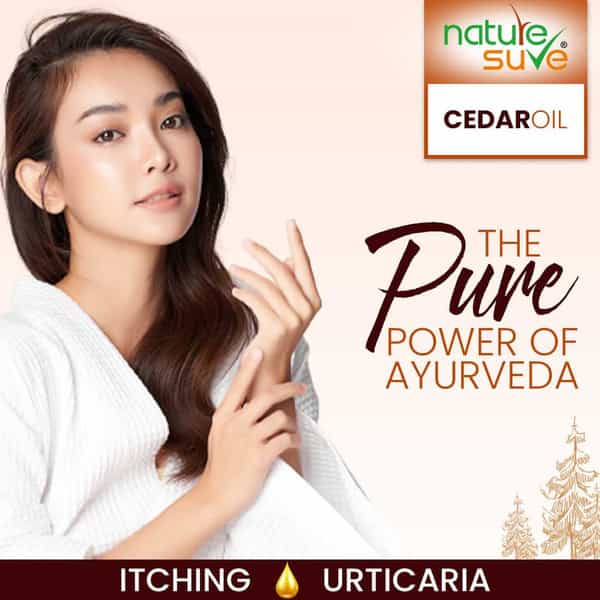 Nature Sure Cedar Oil Deodar Oil For Itching And Urticaria In Men & Women - 1 Pack (30Ml)