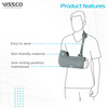 Vissco Tropical Arm Sling | Provides Stability To The Shoulder & Promote Healing - Large (Black)
