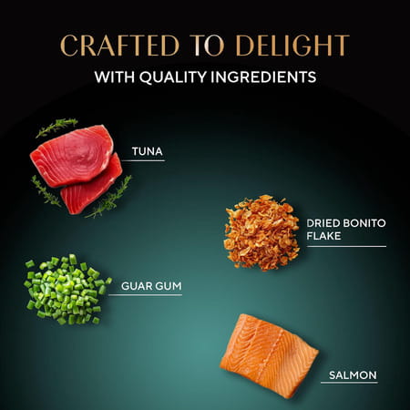 Sheba Rich Premium Adult (1+ Years) Wet Cat Food | Skipjack & Salmon Flavour | 12 X 35 G